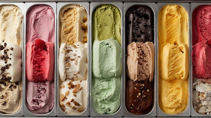Bredt udvalg af lækre is-varianter